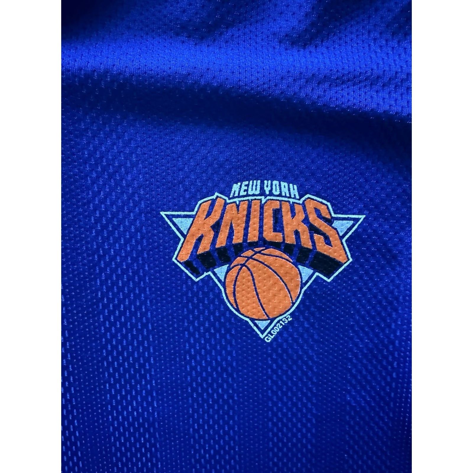 NBA VINTAGE Glasgow New York Knicks Shooting Shirt Basketball Warmup NBA 90s Blue M Mens Size US M / EU 48-50 / 2 - 3 Thumbnail