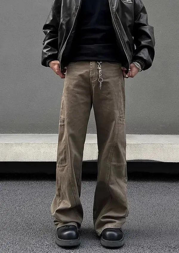 VIBE Y2K Dessert Niche Loose Workwear Jeans Size US 28 / EU 44 - 5 Thumbnail