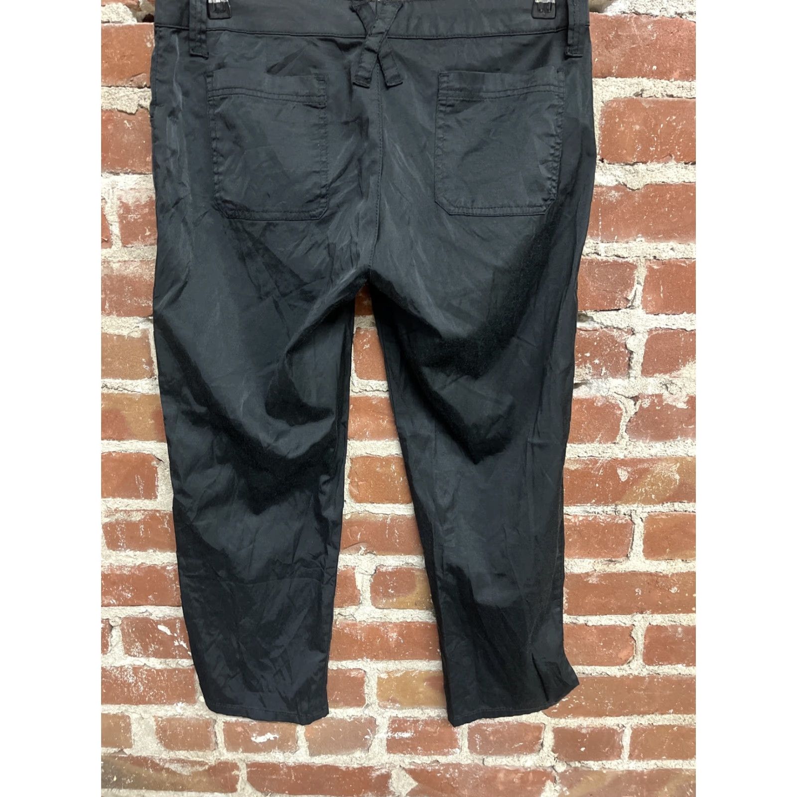 Tripp NYC TRIPP NYC Womens Pants Black Nylon Size 7 Goth Ankle Casual Style Mens Womens Girls Size 28" / US 6 / IT 42 - 2 Thumbnail