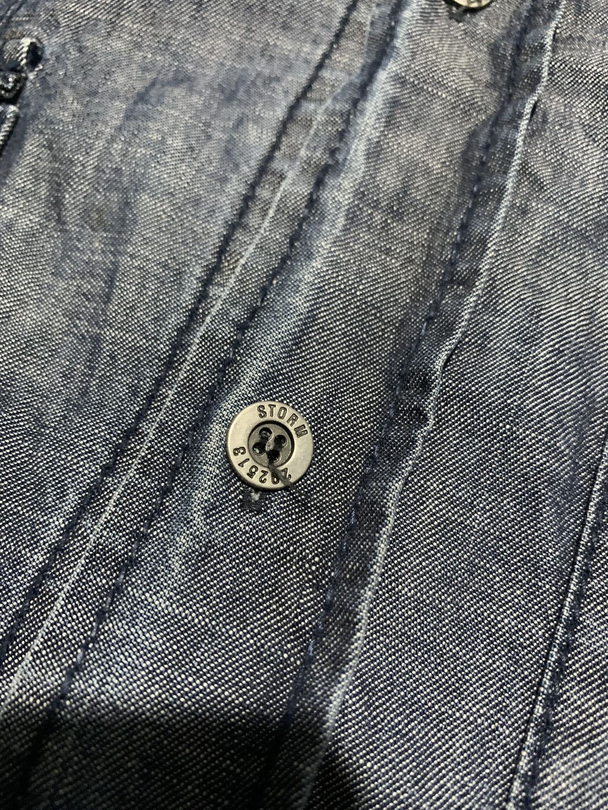 20471120 292513 STORM embroidery western denim shirt Size US L / EU 52-54 / 3 - 8 Thumbnail