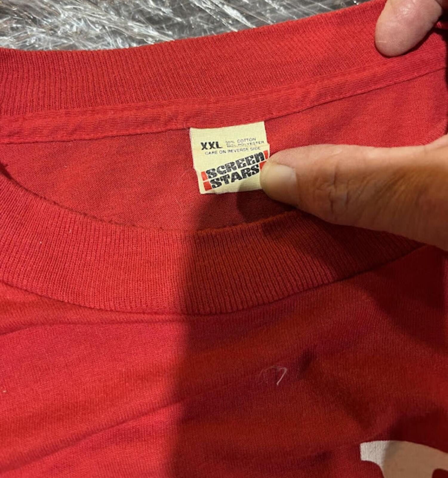 Other Vintage MR BIG Single Stitch Tee XXL Red 90s Size US XXL / EU 58 / 5 - 2 Thumbnail