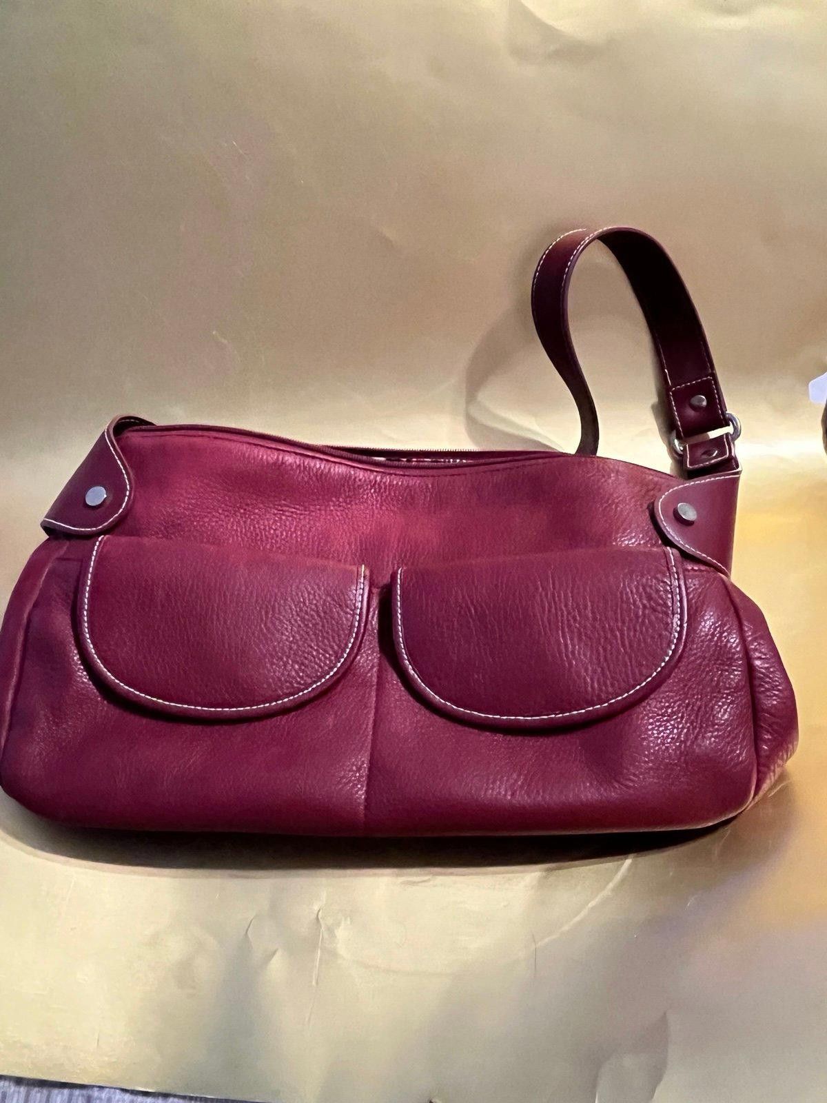 Other Maxx New York Red Leather Shoulder Bag Size ONE SIZE - 1 Thumbnail