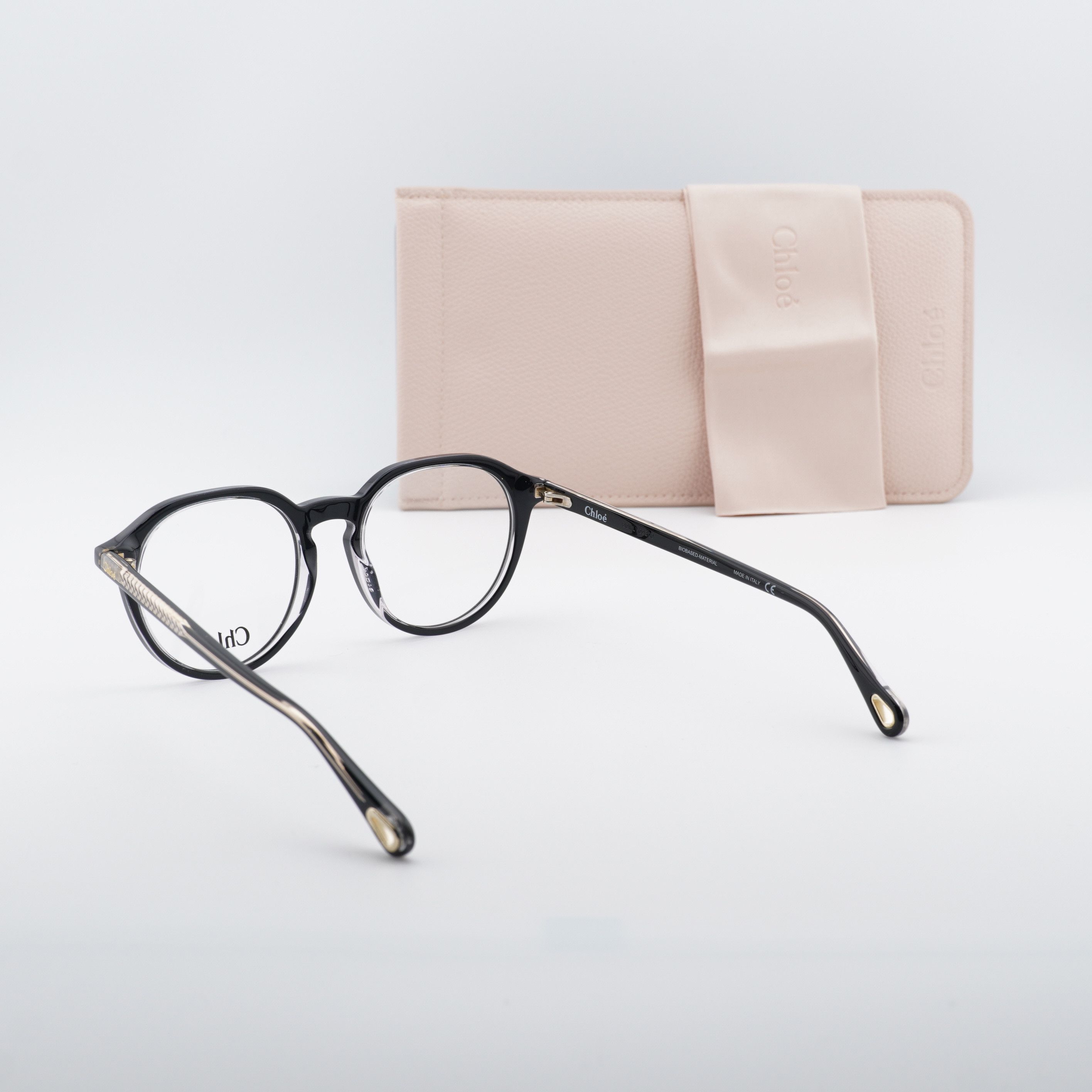 Chloe Chloe CH0012O 007 Eyeglasses Black 50mm Square Frame Size ONE SIZE - 11 Thumbnail