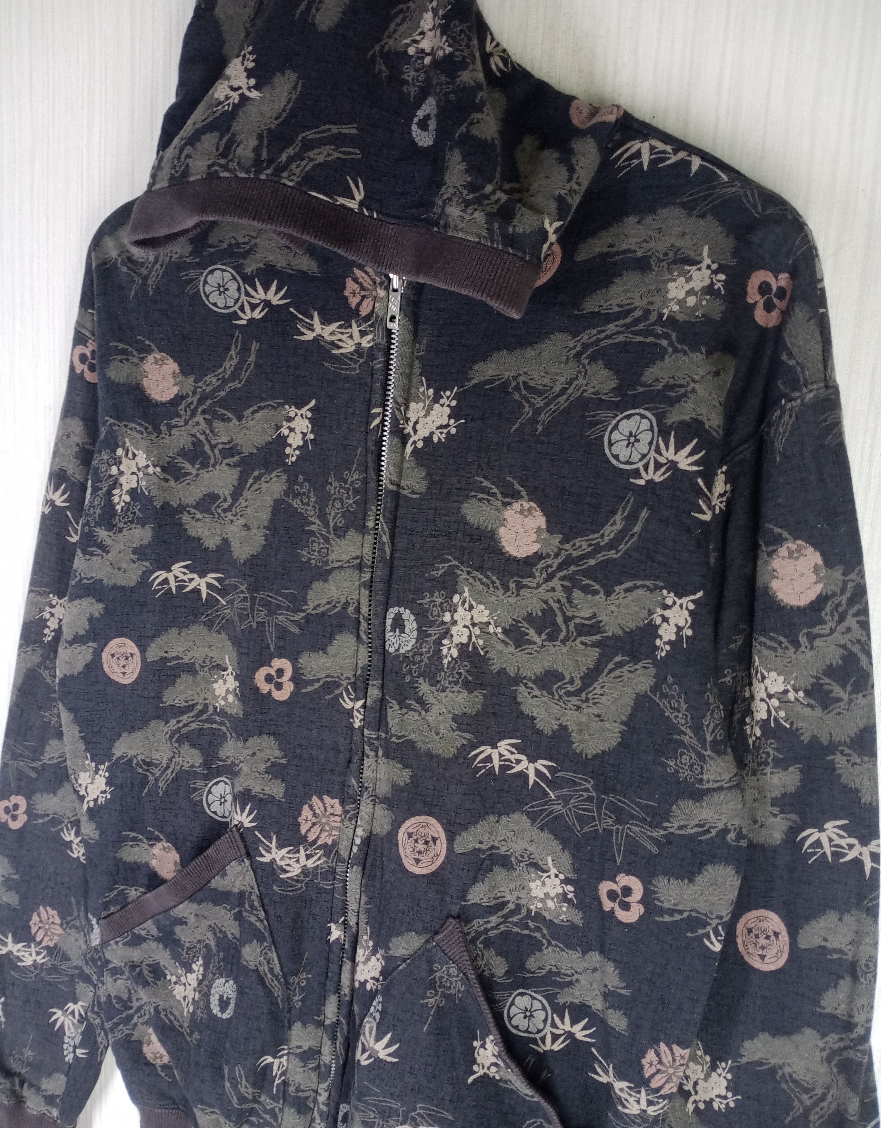 Dry Bones Rare Dry Bones Full print Zip Up Hoodie Size US M / EU 48-50 / 2 - 4 Thumbnail