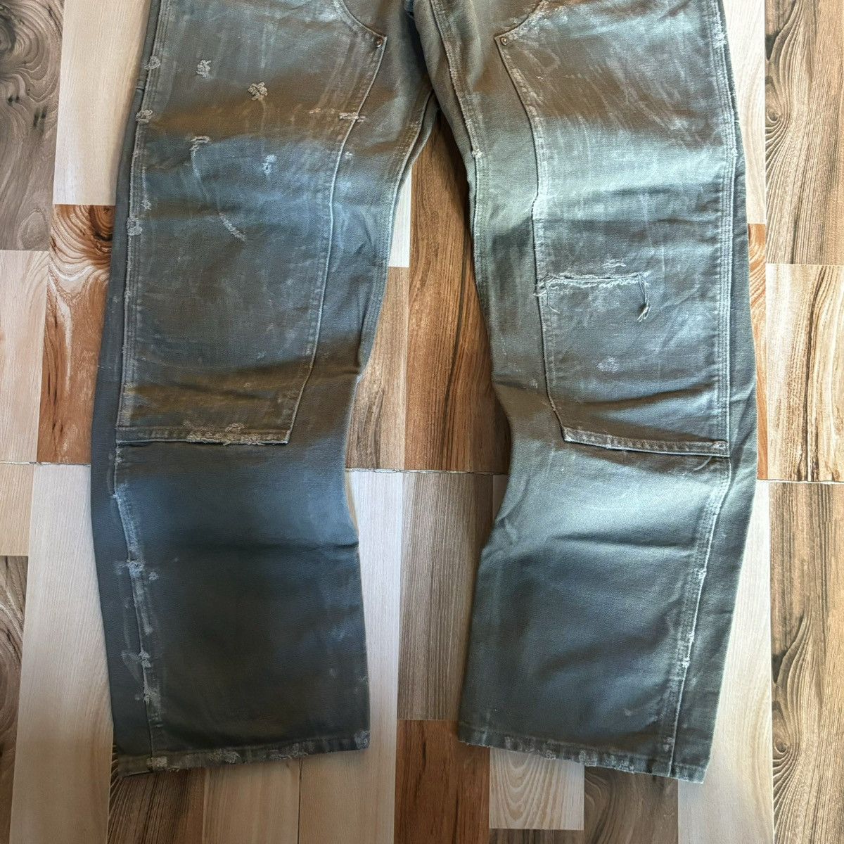 Carhartt Crazy Vintage Faded Carhartt Double Knee Pant Size US 30 / EU 46 - 3 Thumbnail
