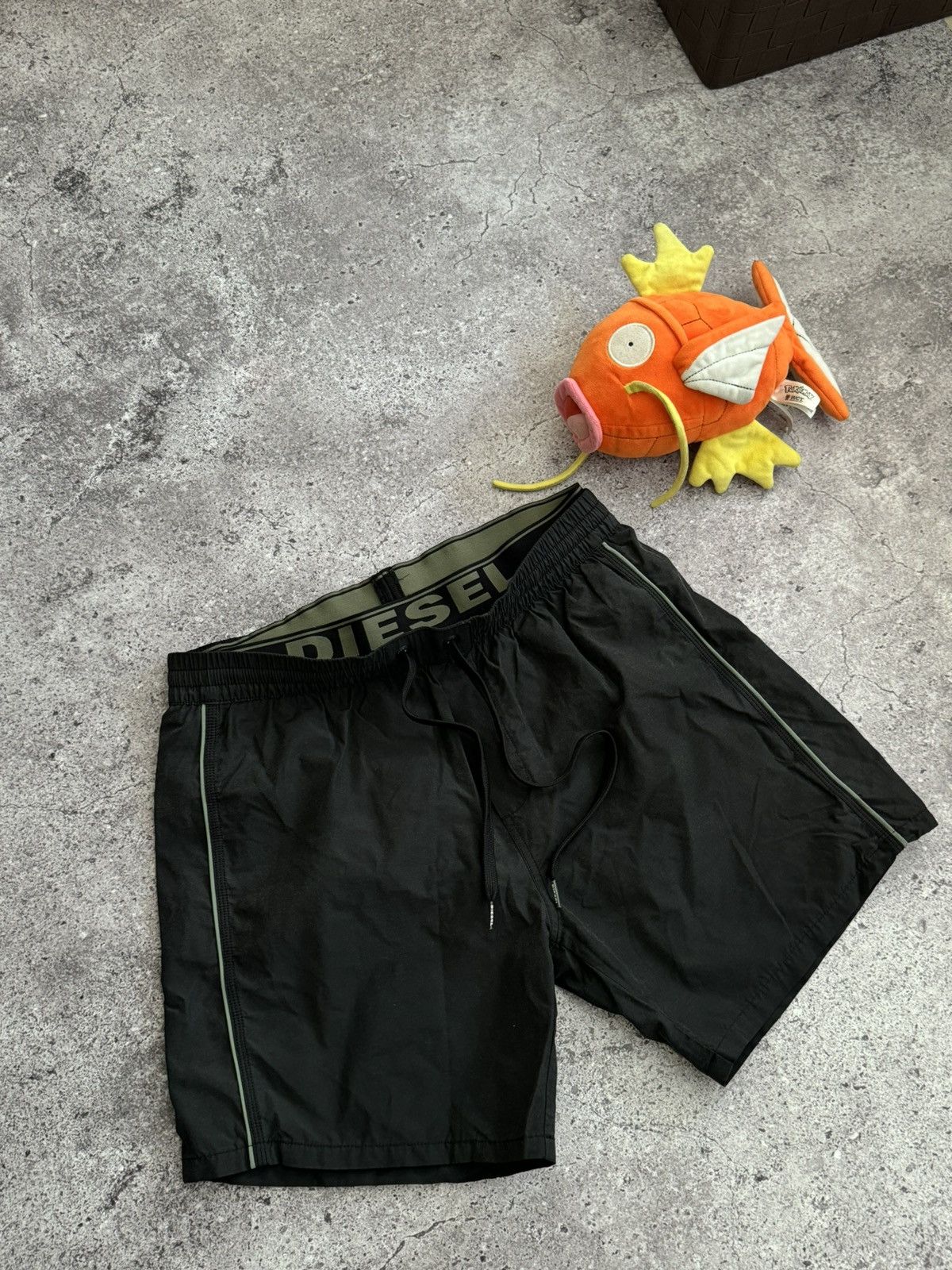 Diesel × Vintage Vintage Diesel Distressed Y2K nylon swimming shorts Size US 32 / EU 48 - 3 Thumbnail