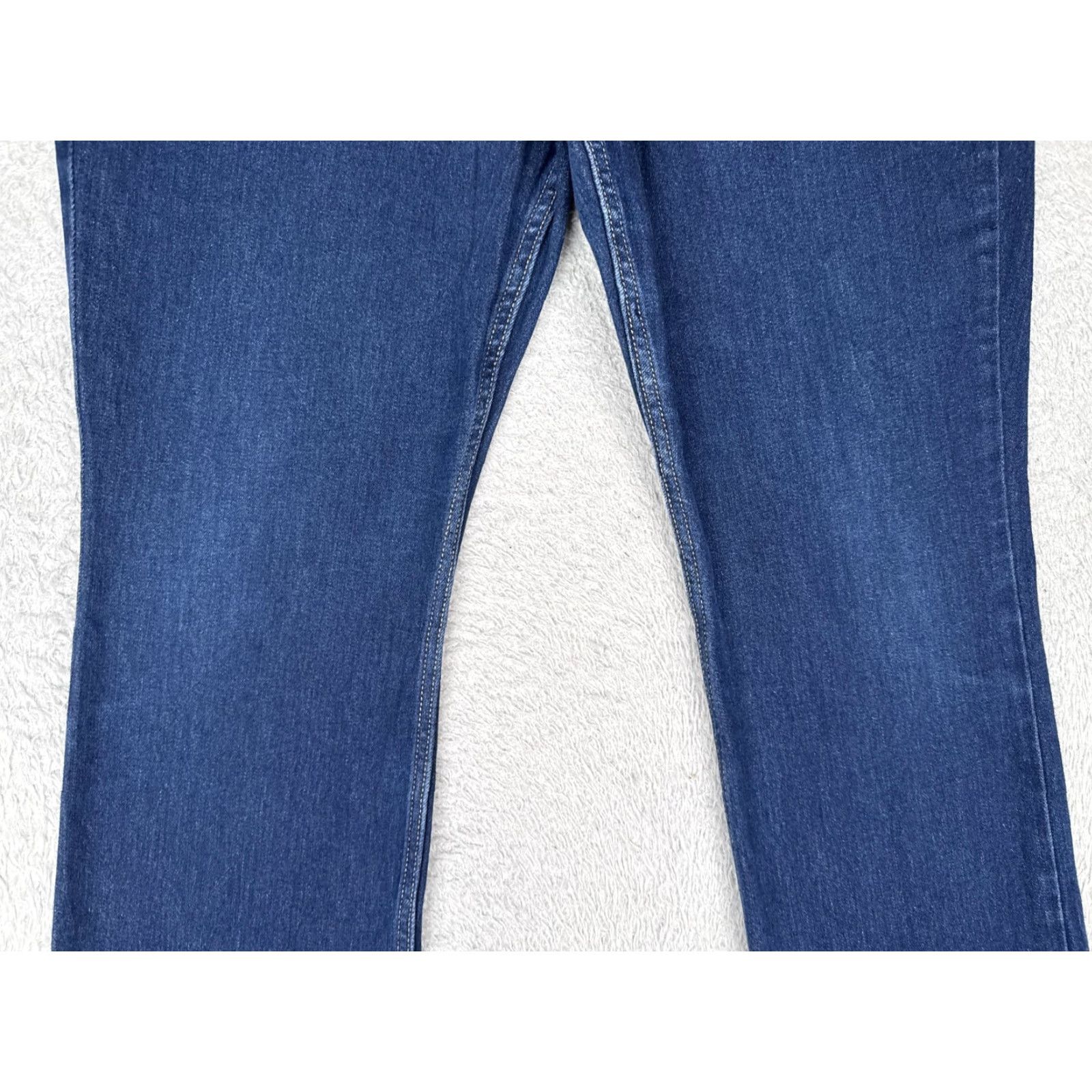 Old Navy Jeans Womens 14 Blue Mid Rise Bootcut Denim Stretch Pants Casual