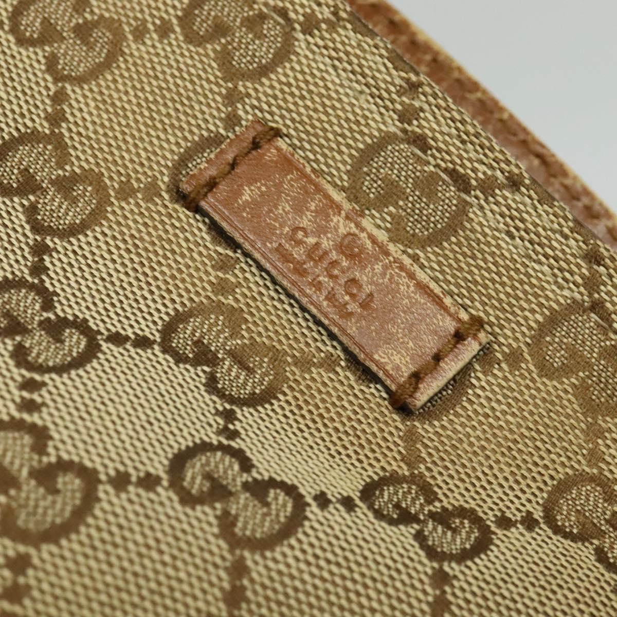 Gucci GUCCI GG Canvas Web Sherry Line Shoulder Bag Beige Red Green Size ONE SIZE - 14 Thumbnail