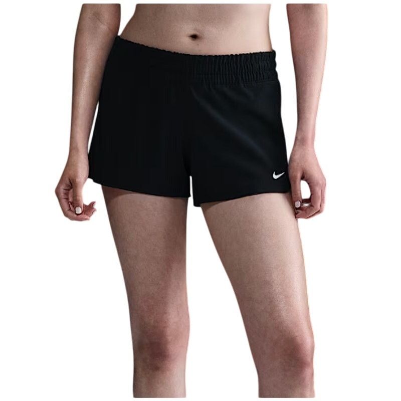 Nike Nike Swim Women's Cover-Up Shorts in Black, Size XL Size ONE SIZE - 1 Thumbnail