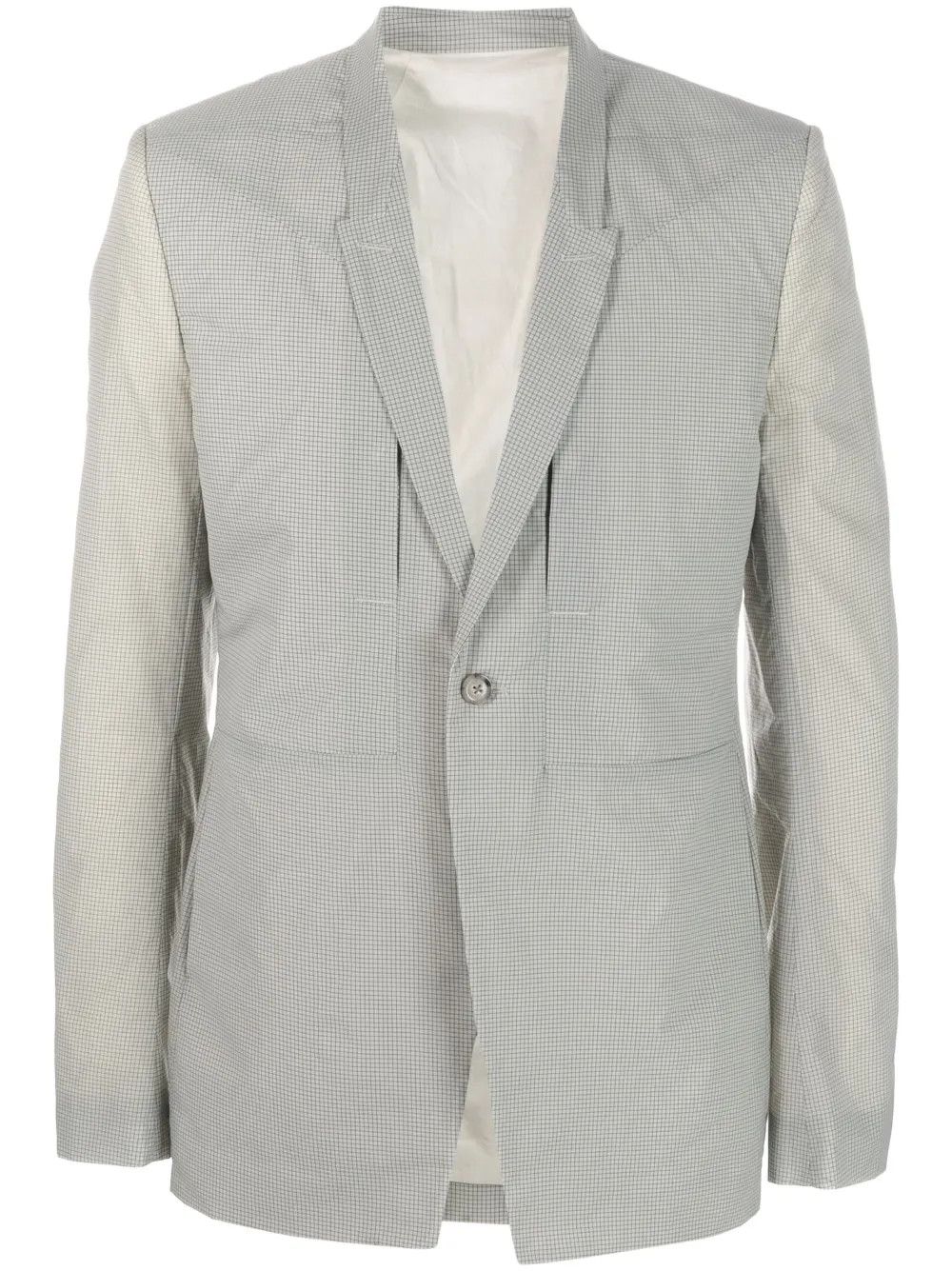 Rick Owens o1y0325 Blazer in Grey Size US M / EU 48-50 / 2 - 1 Thumbnail