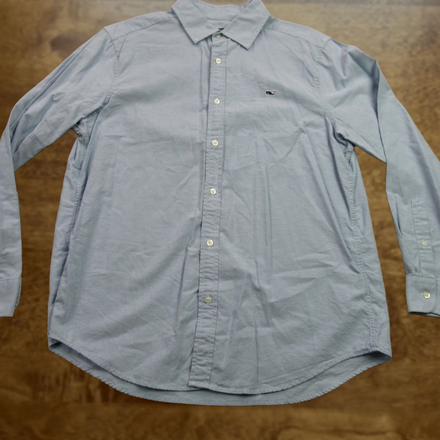 Vineyard Vines Vineyard Vines Shirt Mens Large Button Up Long Sleeve Whale Blue Casual Size US L / EU 52-54 / 3 - 1 Thumbnail