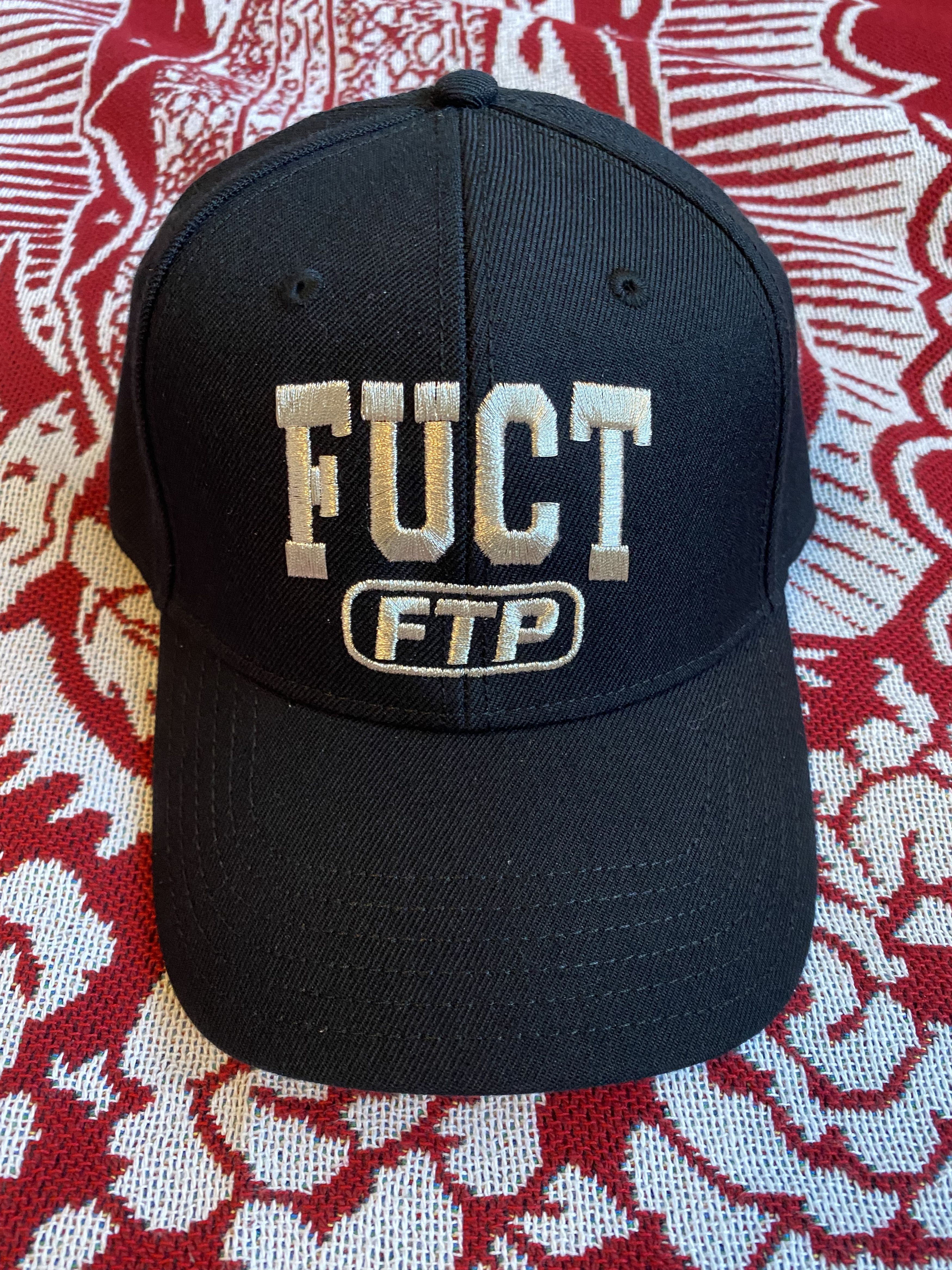 image of Fuck The Population Academy Hat in Black, Men's