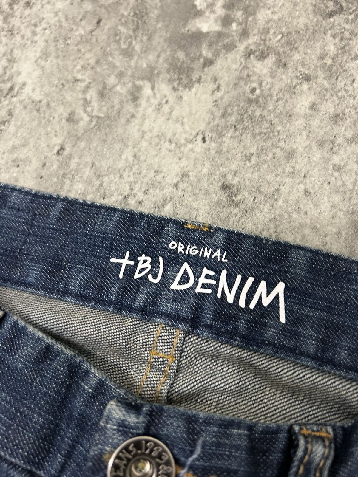 If Six Was Nine × Japanese Brand × Le Grande Bleu (L.G.B.) TBJ Denim Mud Wash Flare Pants Size US 29 - 6 Thumbnail