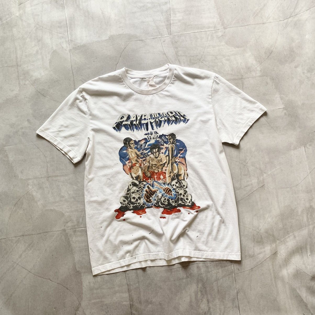Playboi Carti Rare Playboi Carti 2017 Tour Painted T-Shirt Tee Shirt Y2K Size US L / EU 52-54 / 3 - 1 Thumbnail