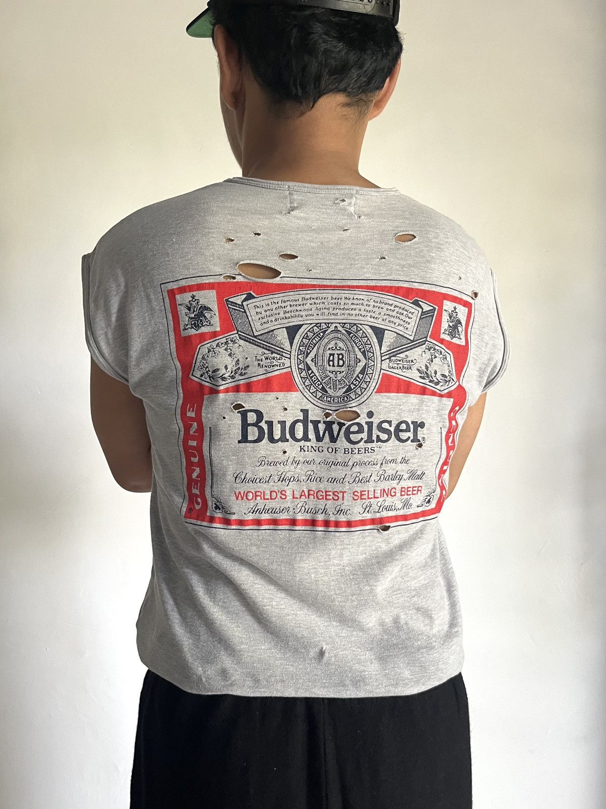 4GSELLER × Budweiser Vintage Thrashed Budweiser Tank Top Size US S / EU 44-46 / 1 - 2 Thumbnail