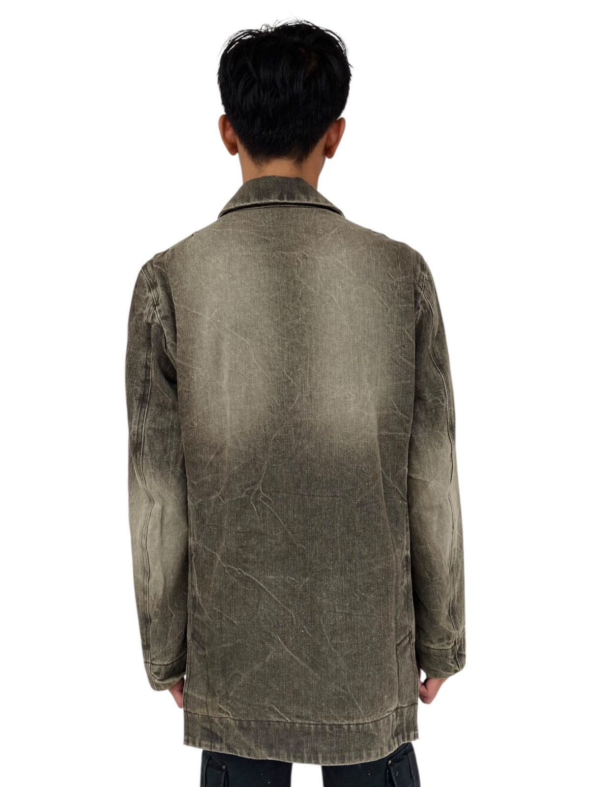 If Six Was Nine 1990s Jun Men - Mud Wash Denim Jacket Size US L / EU 52-54 / 3 - 4 Thumbnail