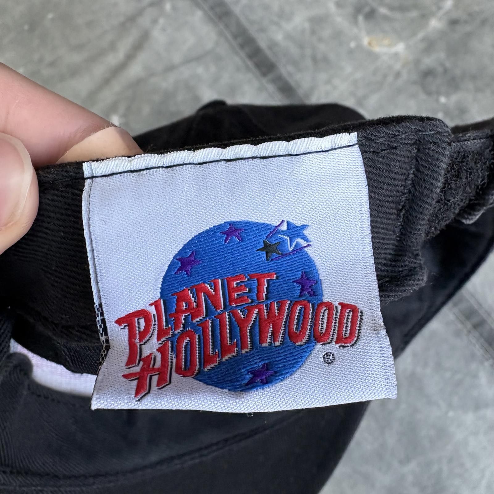 Planet Hollywood Vintage 90s Planet Hollywood Orlando Black Embroidered Hat Size ONE SIZE - 5 Thumbnail