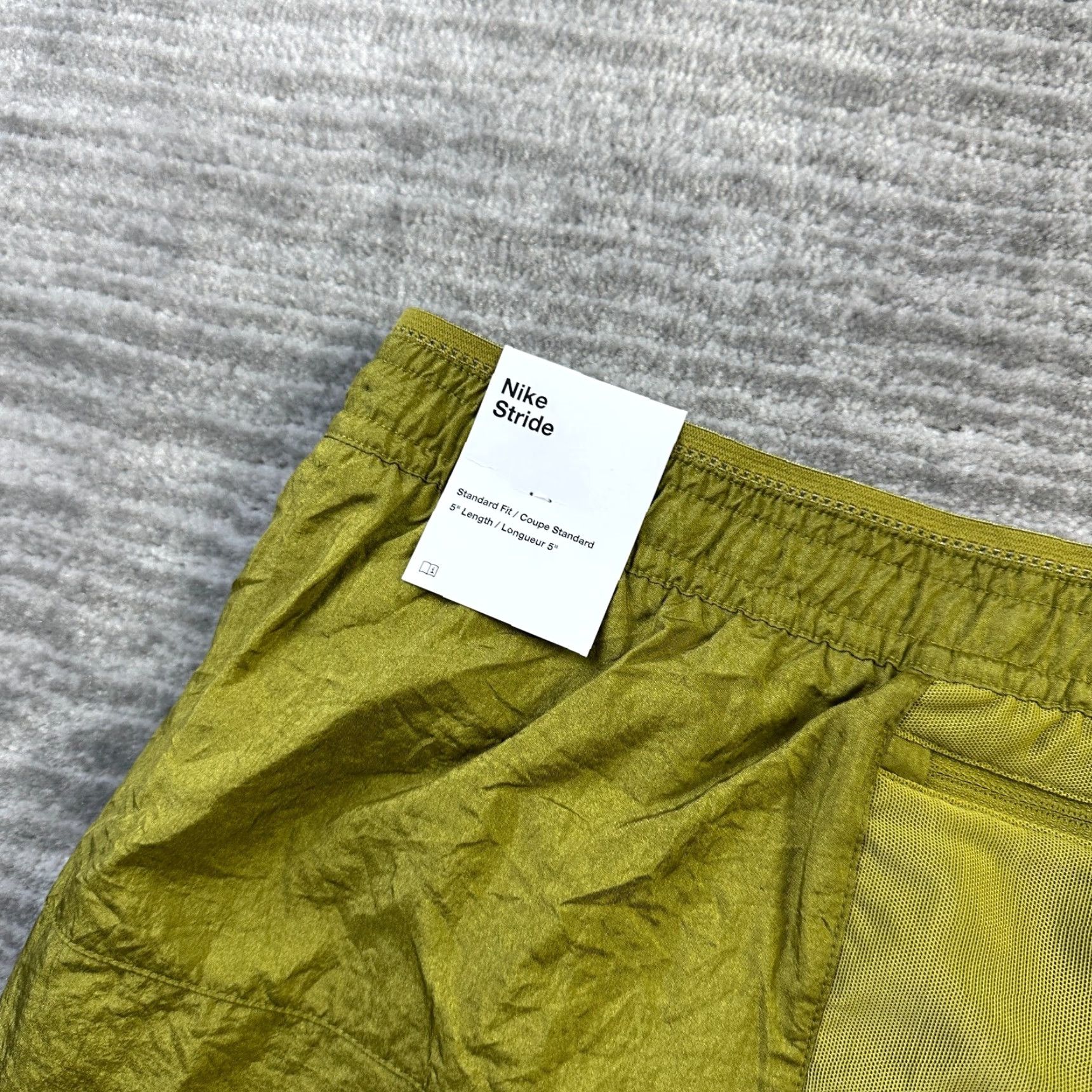 Nike Nike Shorts Mens XL Green 5" Running Division Flex Brief Lined Hybrid Athletic Size US 36 / EU 52 - 4 Thumbnail