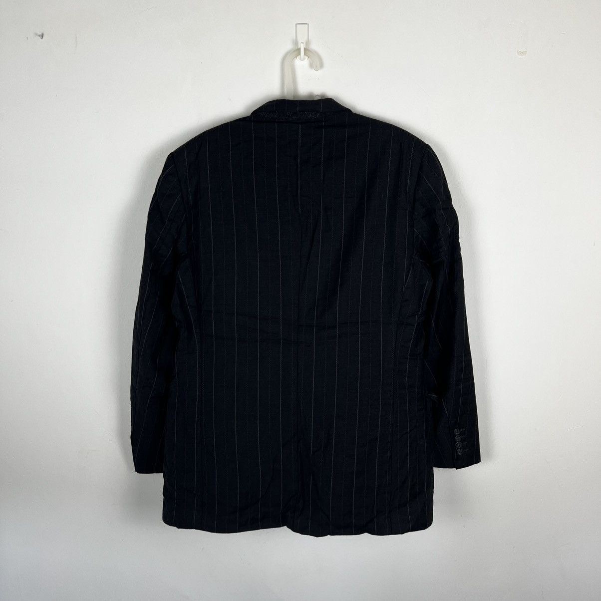 Versace Versace Medusa Blazer Striped Grey line Vintage 90s Rare Size 52R - 2 Thumbnail