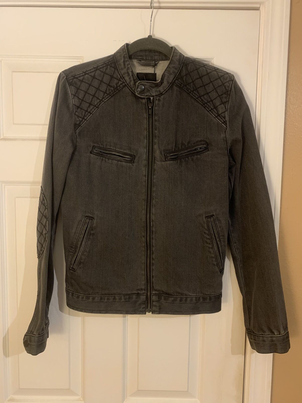 Asos Asos denim moto jacket Size US XS / EU 42 / 0 - 1 Thumbnail