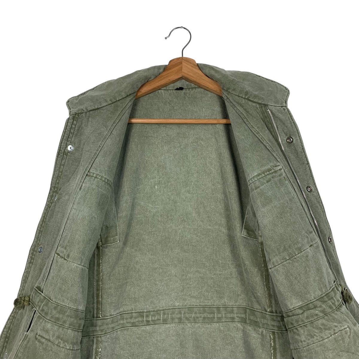 Japanese Brand VOCEVER Light Wash Olive Green Chore Jacket #1826-C27 Size US M / EU 48-50 / 2 - 12 Thumbnail