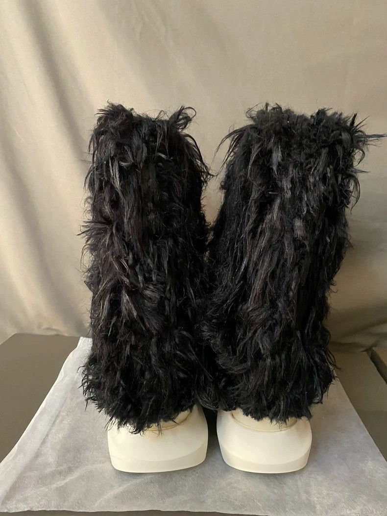 Rick Owens Rick Owens Thick Platform Fur Boots Size 36-2506 Size US 5.5 / EU 38 - 4 Thumbnail