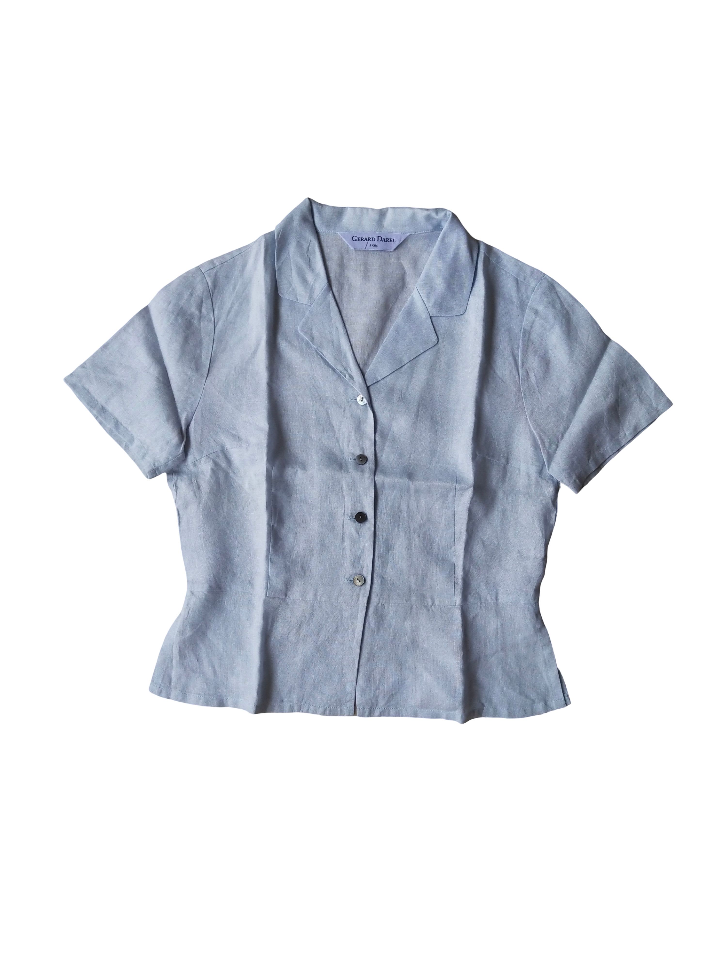 Gerard Darel Gerard Darel Paris Short Sleeve Blouse Size S / US 4 / IT 40 - 1 Thumbnail