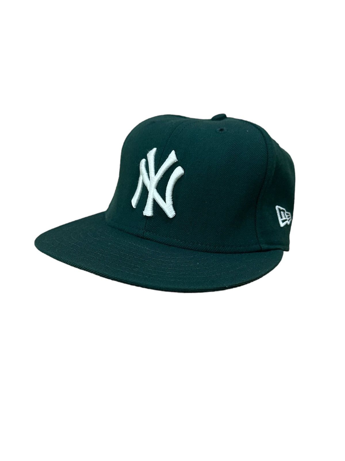 MLB × New York Yankees × Vintage Rare Vintage New York Yankees New Era Made In USA Full Cap Size ONE SIZE - 1 Thumbnail
