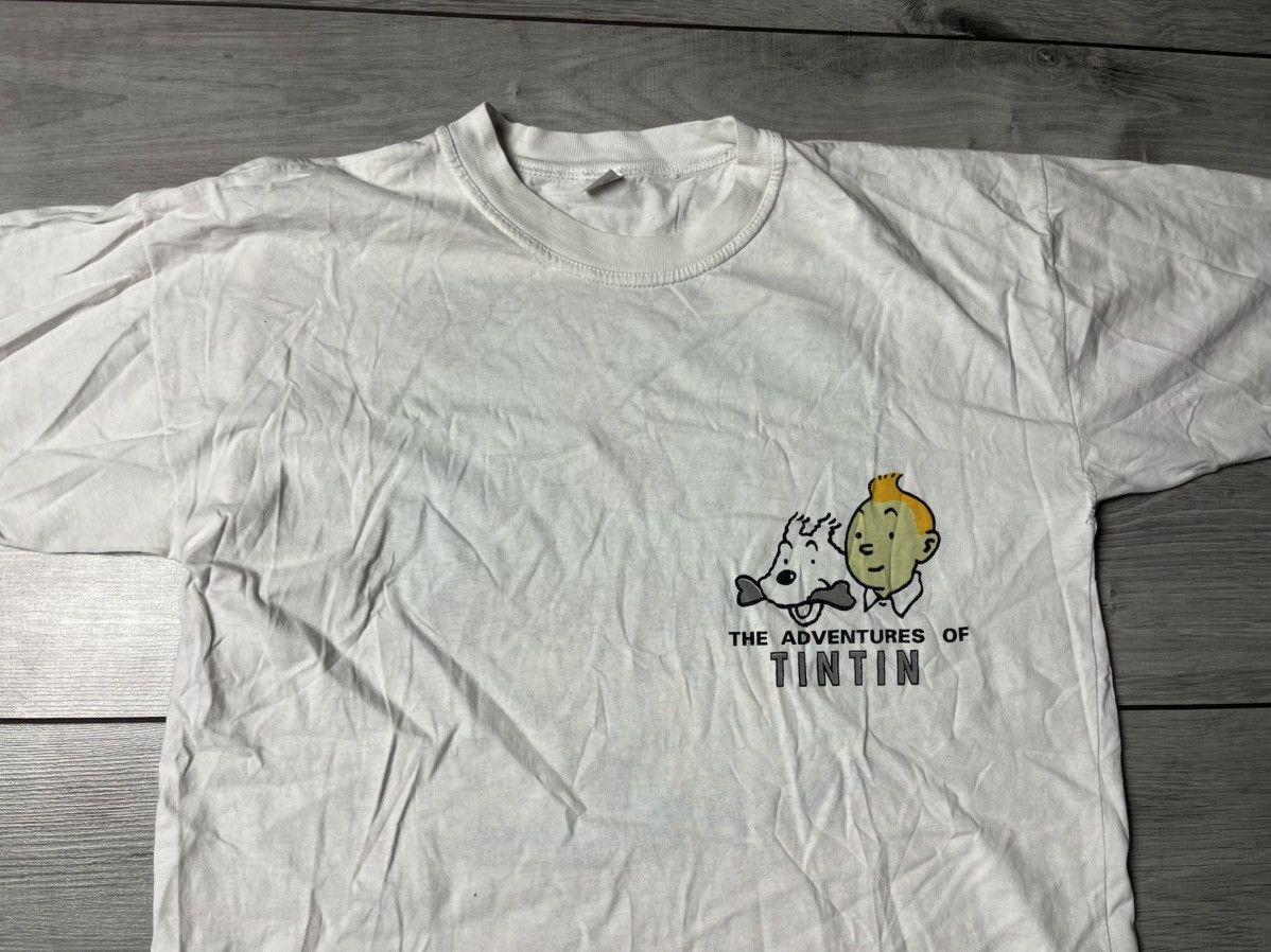 Cartoon Network Tin tin in the Congo vintage 90s the adventures movie tee Size US M / EU 48-50 / 2 - 3 Thumbnail