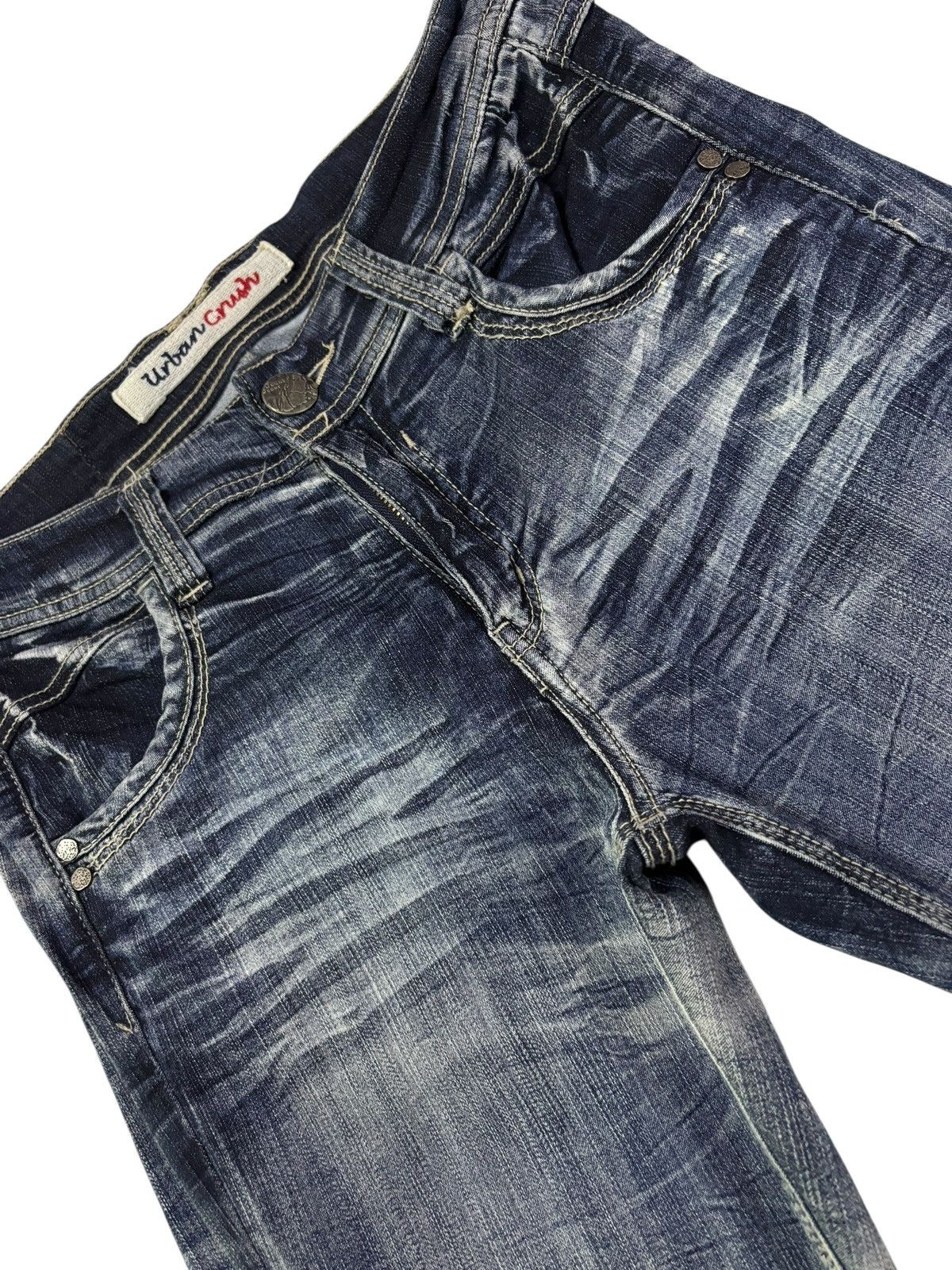 Japanese Brand Vtg Urban Crush Japan Slim Fit Bondage Jeans Size US 28 / EU 44 - 3 Thumbnail