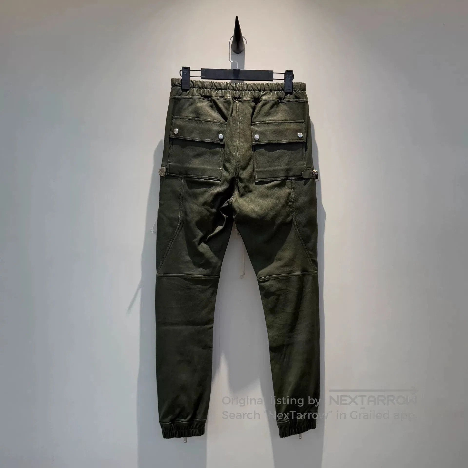 Rick Owens green leather five. Size US 36 / EU 52 - 4 Thumbnail