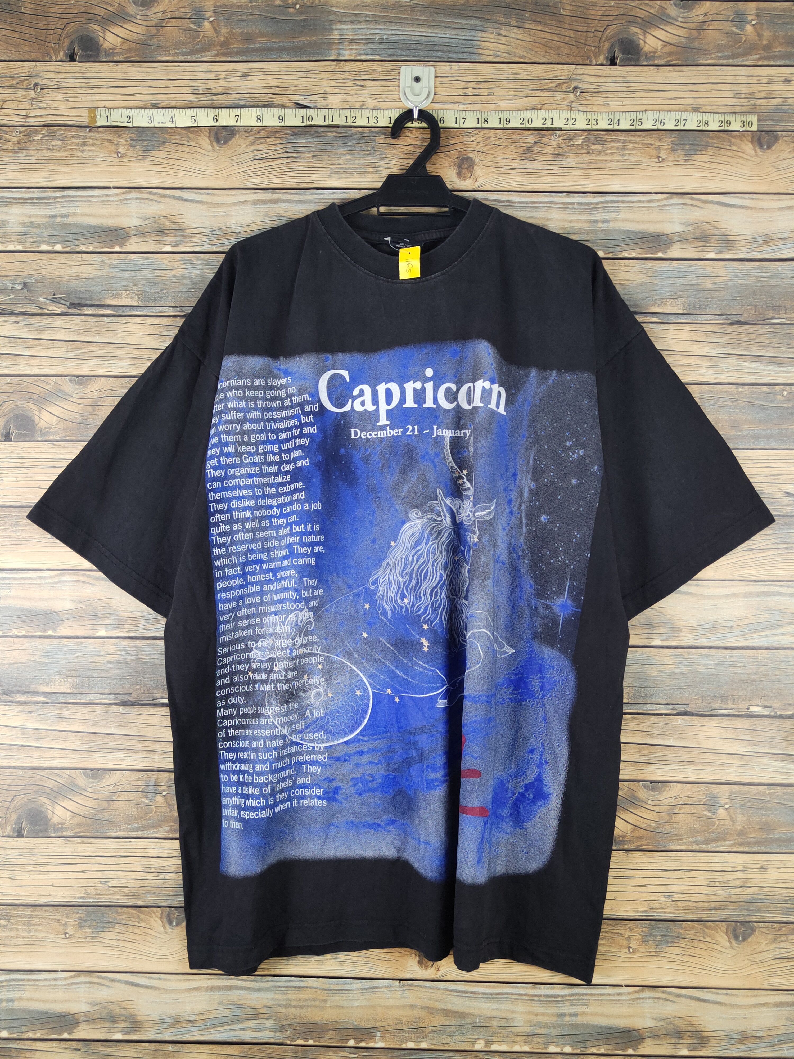 Japanese Brand DL Le Bieu Capricon Black Short Sleeve T-shirt #1165 Size US XXL / EU 58 / 5 - 1 Thumbnail