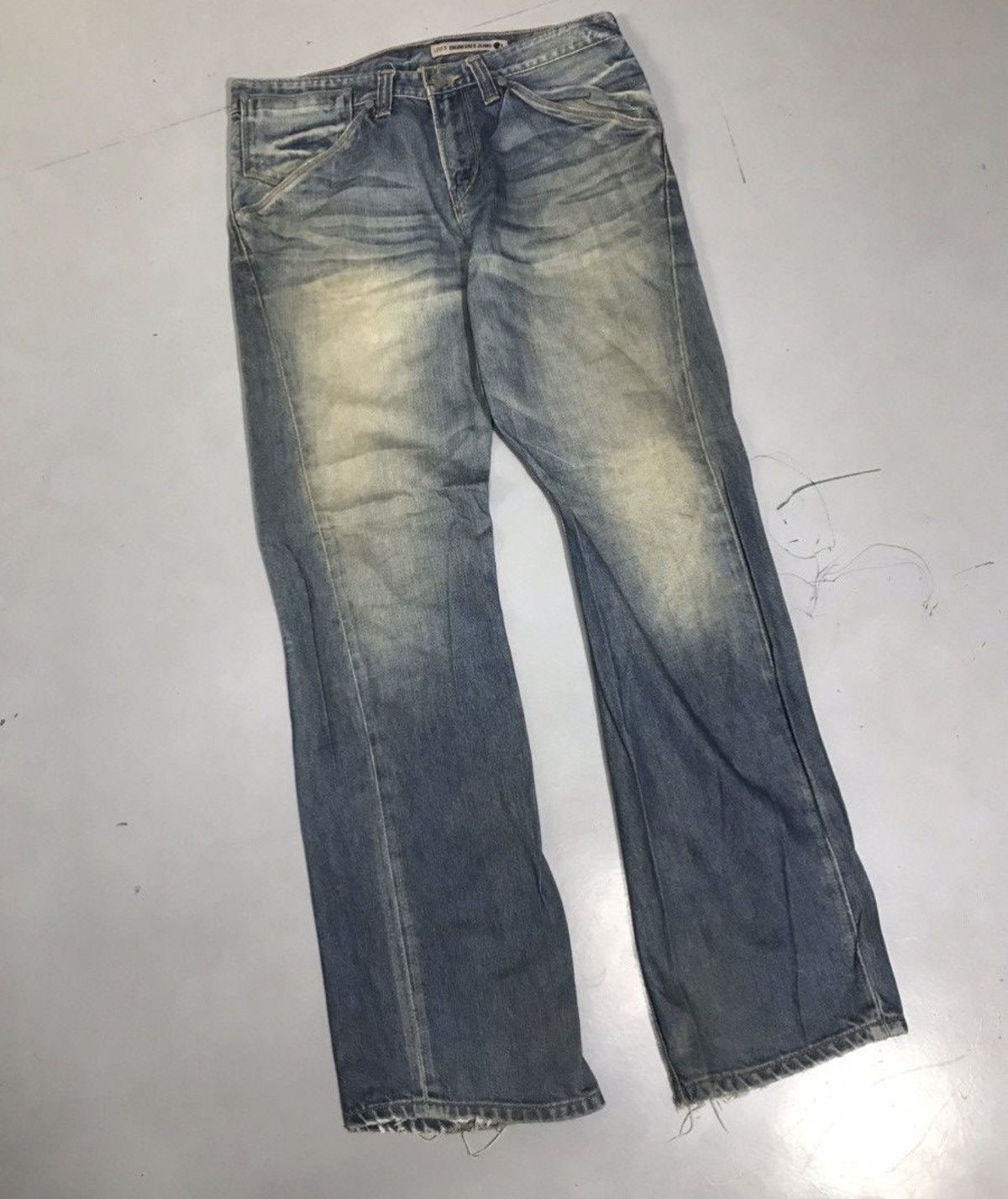 Levi's Vintage Levi’s engineer jeans denim Size US 34 / EU 50 - 4 Thumbnail