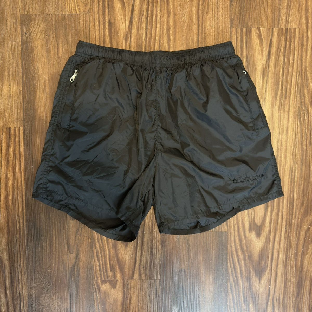 image of Cole Buxton Swim Shorts Nylon (Small) in Black, Men's (Size 30)