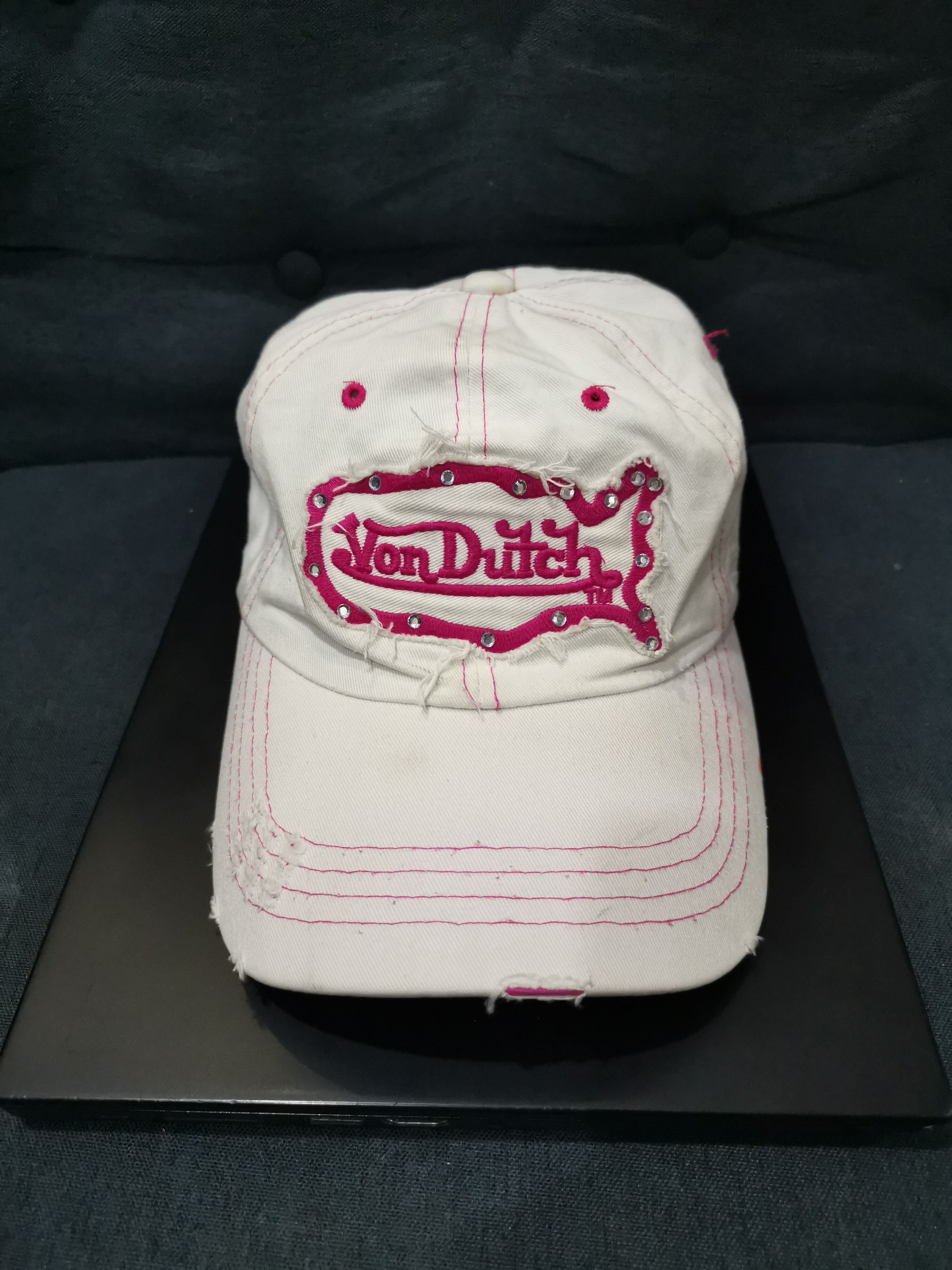 Vintage × Von Dutch Vintage Von Dutch Hats Distressed Design - Embroidery Size ONE SIZE - 9 Thumbnail