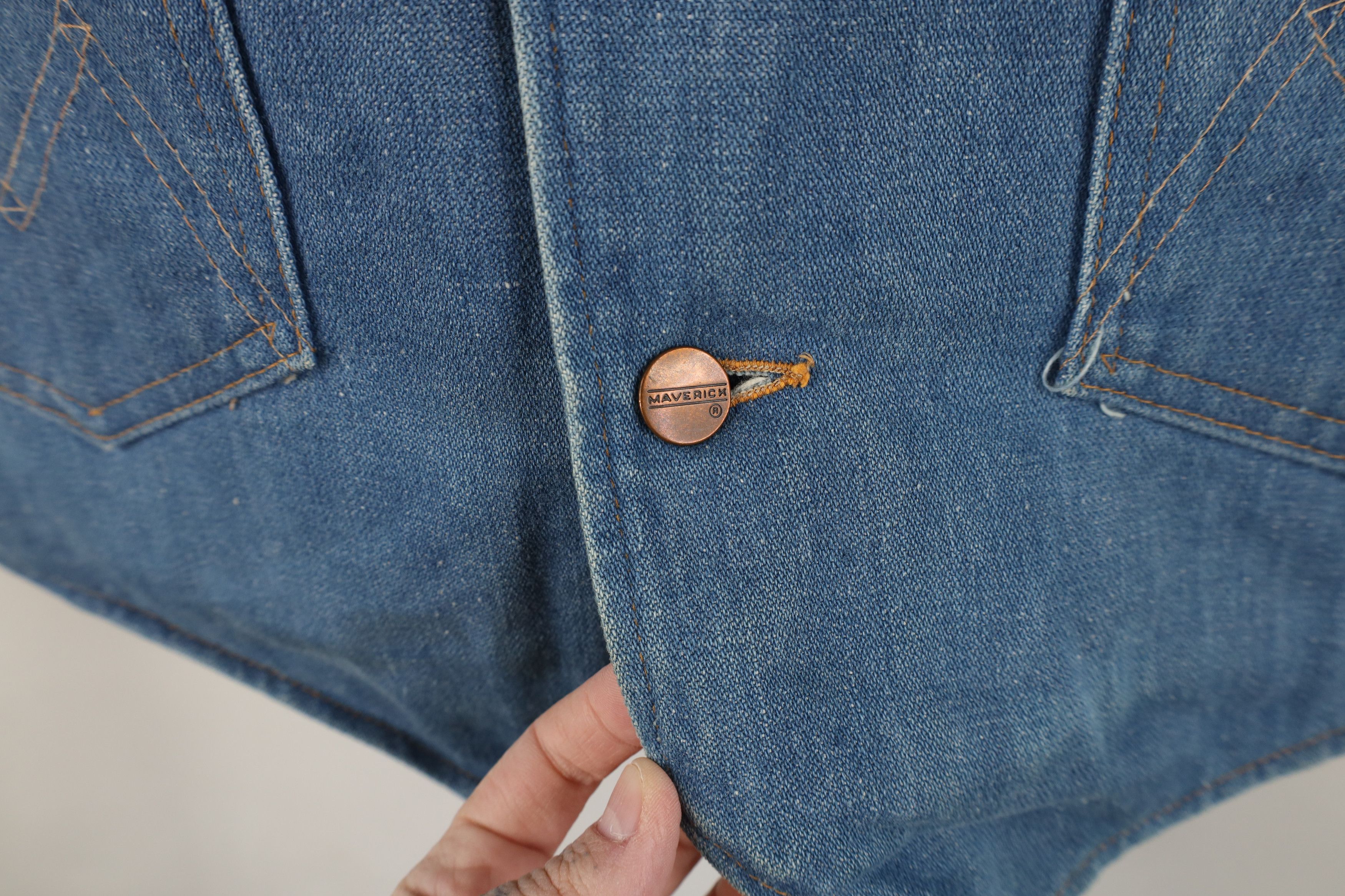 Vintage Vintage 60s 70s Streetwear Lined Denim Vest Jacket USA Size US M / EU 48-50 / 2 - 8 Thumbnail