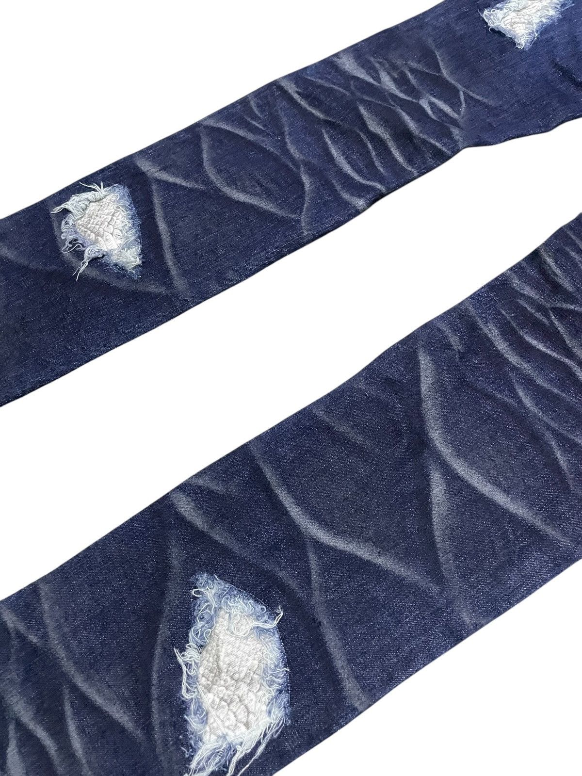If Six Was Nine × semanticdesign Semantic Design Snake Shedding Skin Stud Flare Stacked Jeans Size US 30 / EU 46 - 19 Thumbnail