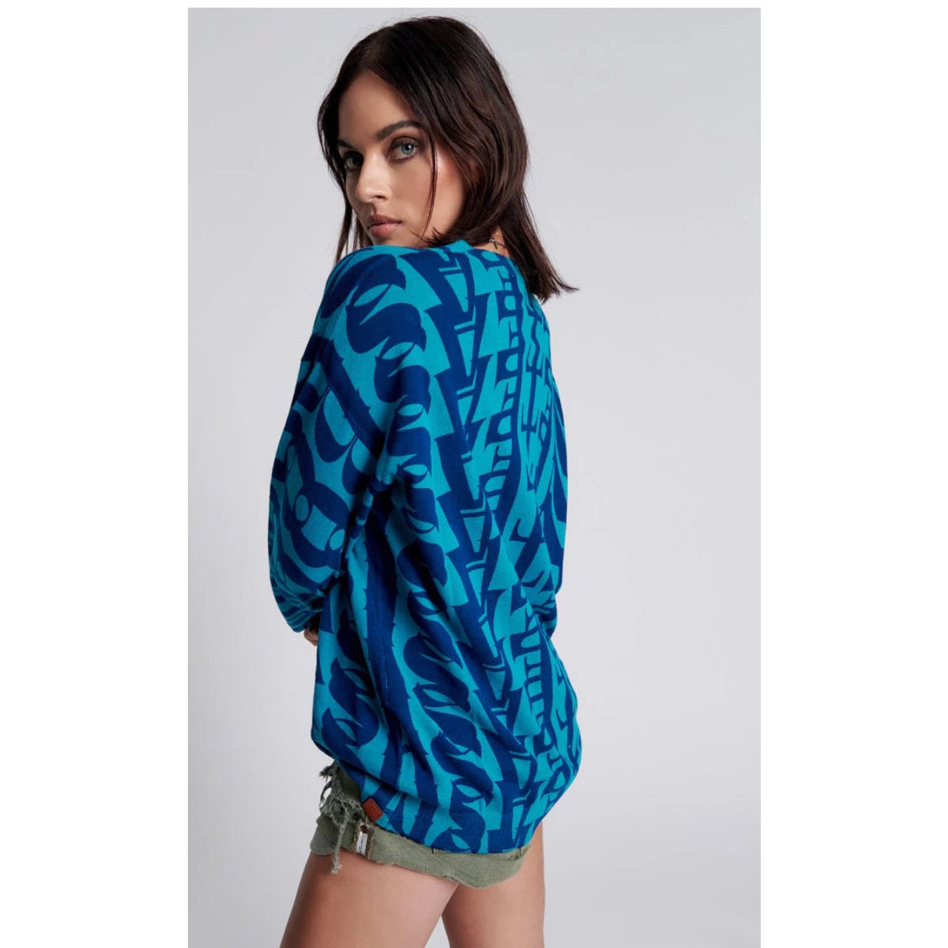 One Teaspoon One Teaspoon, On Repeat Oversized Sweater, NWT, XS Size XS / US 0-2 / IT 36-38 - 2 Thumbnail