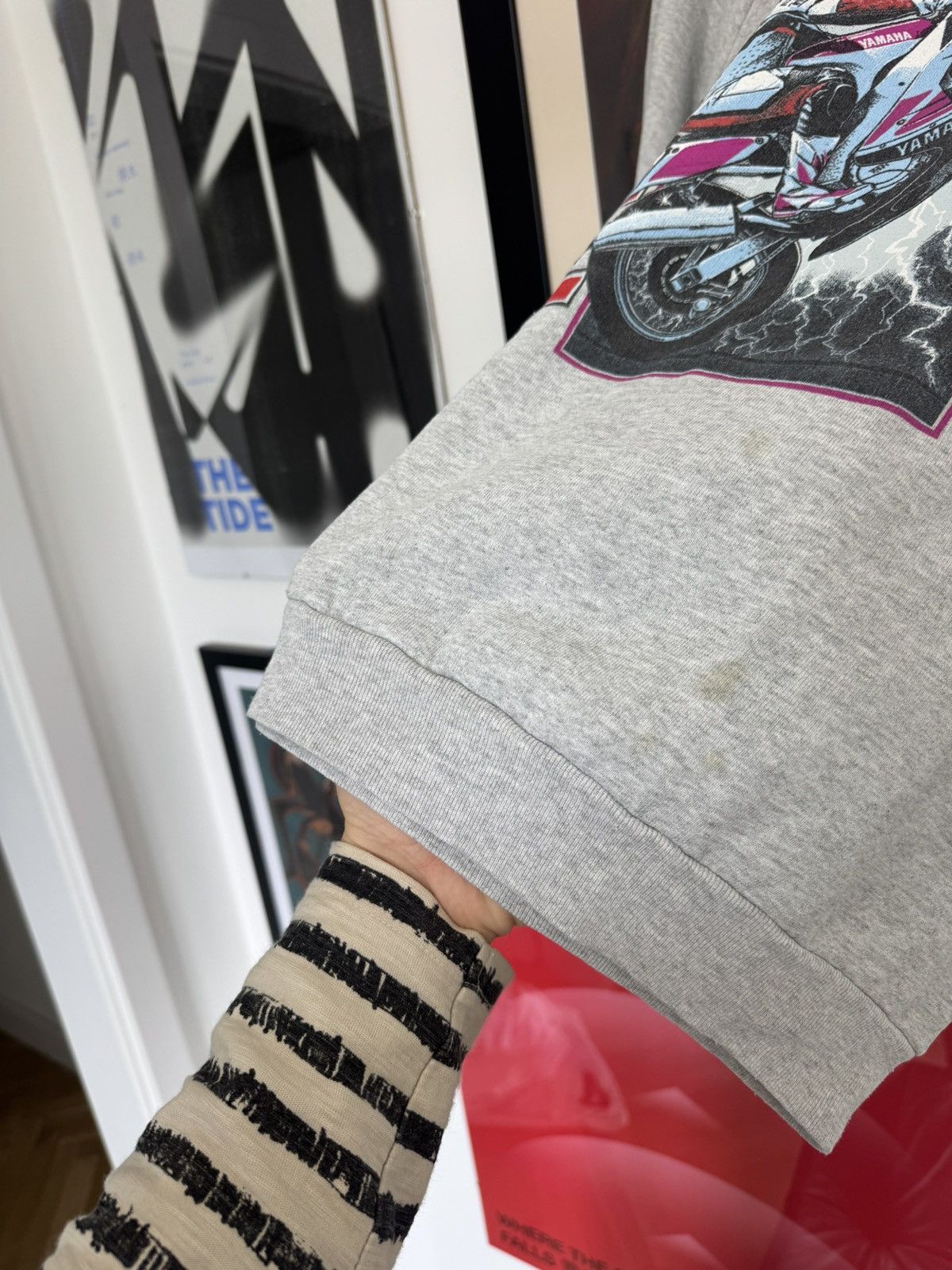 Vintage Yamaha Vintage 90s Racing Crewneck Logo Hype Rare Thunder Size US L / EU 52-54 / 3 - 6 Thumbnail