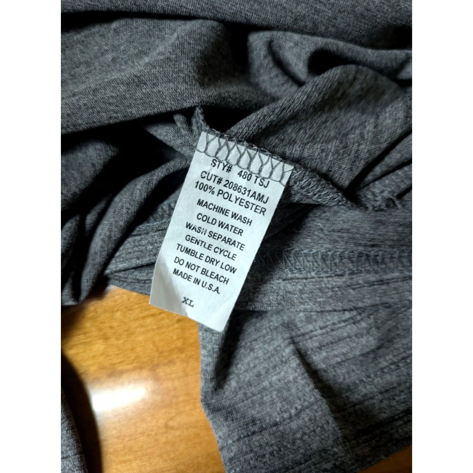 Vintage Ironworkers Union Local 55 Pullover 1/4 Zip Long Sleeve Polo Shirt XL Gray Polyester Men Shirt Size US XL / EU 56 / 4 - 4 Thumbnail