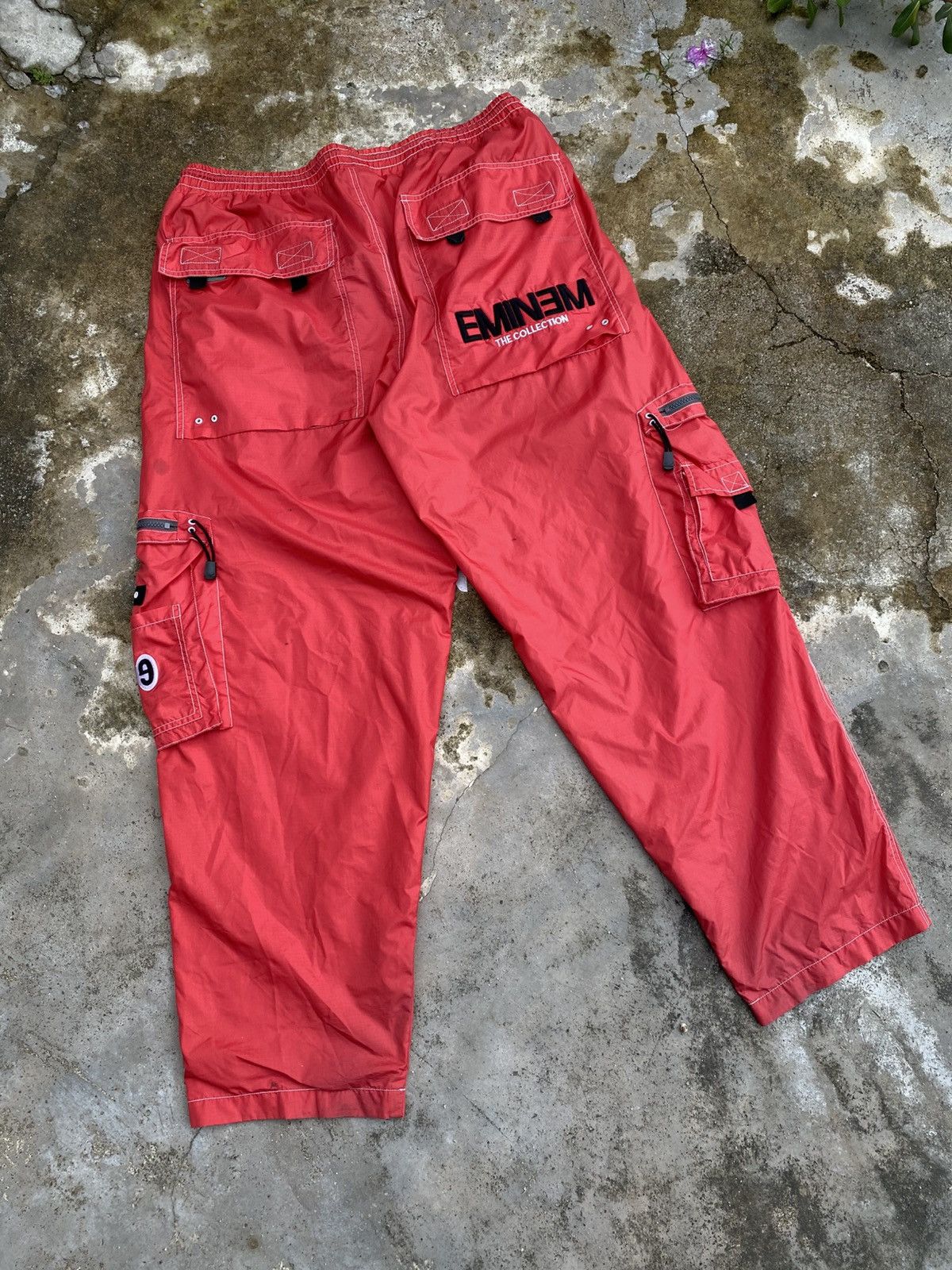 Eminem Eminem trackpants cargo pocket Y2k Hip hop style Size US 38 / EU 54 - 11 Thumbnail