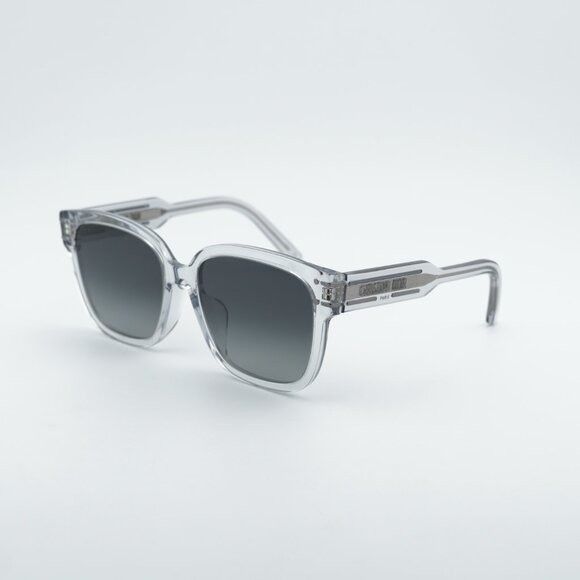 Dior Dior DIORSIGNATURE S7F 45A1 Sunglasses Grey Square Frame Size ONE SIZE - 8 Thumbnail