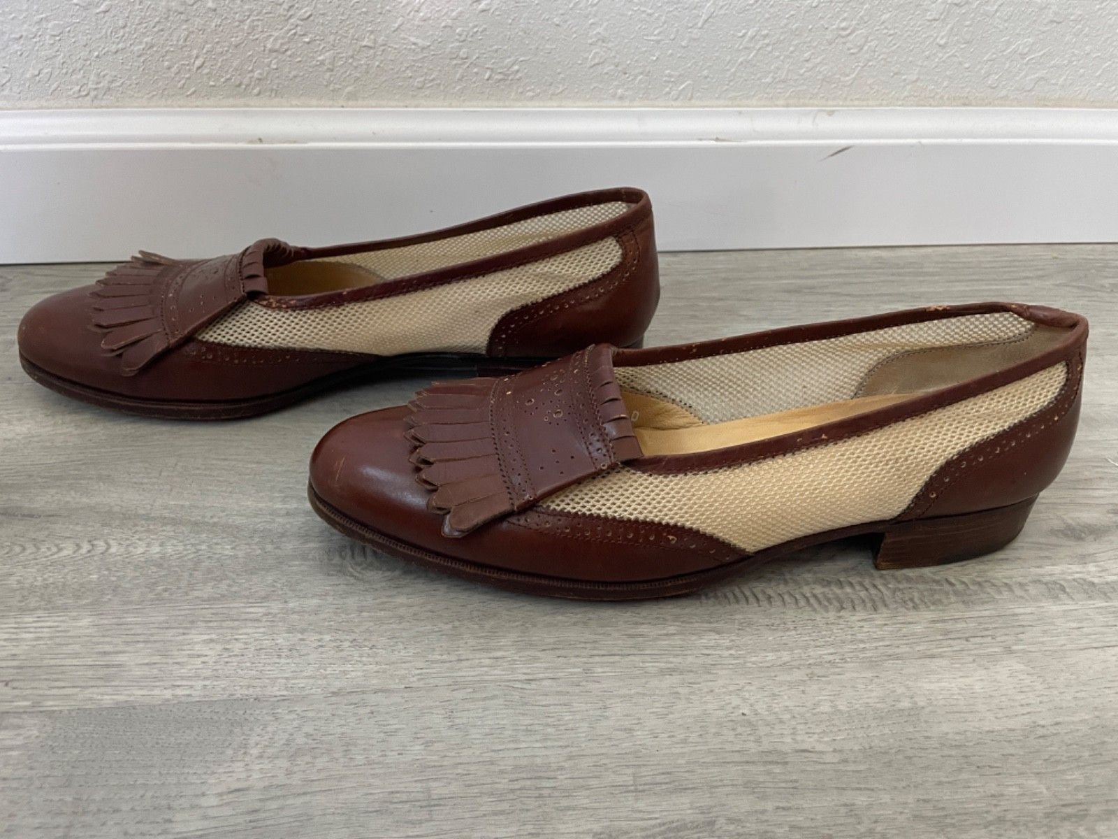 Polo Ralph Lauren 🔥 Polo Ralph Lauren® RARE 90s Benchmade Kiltie Mesh Loafer Size US 9.5 / EU 42-43 - 7 Thumbnail
