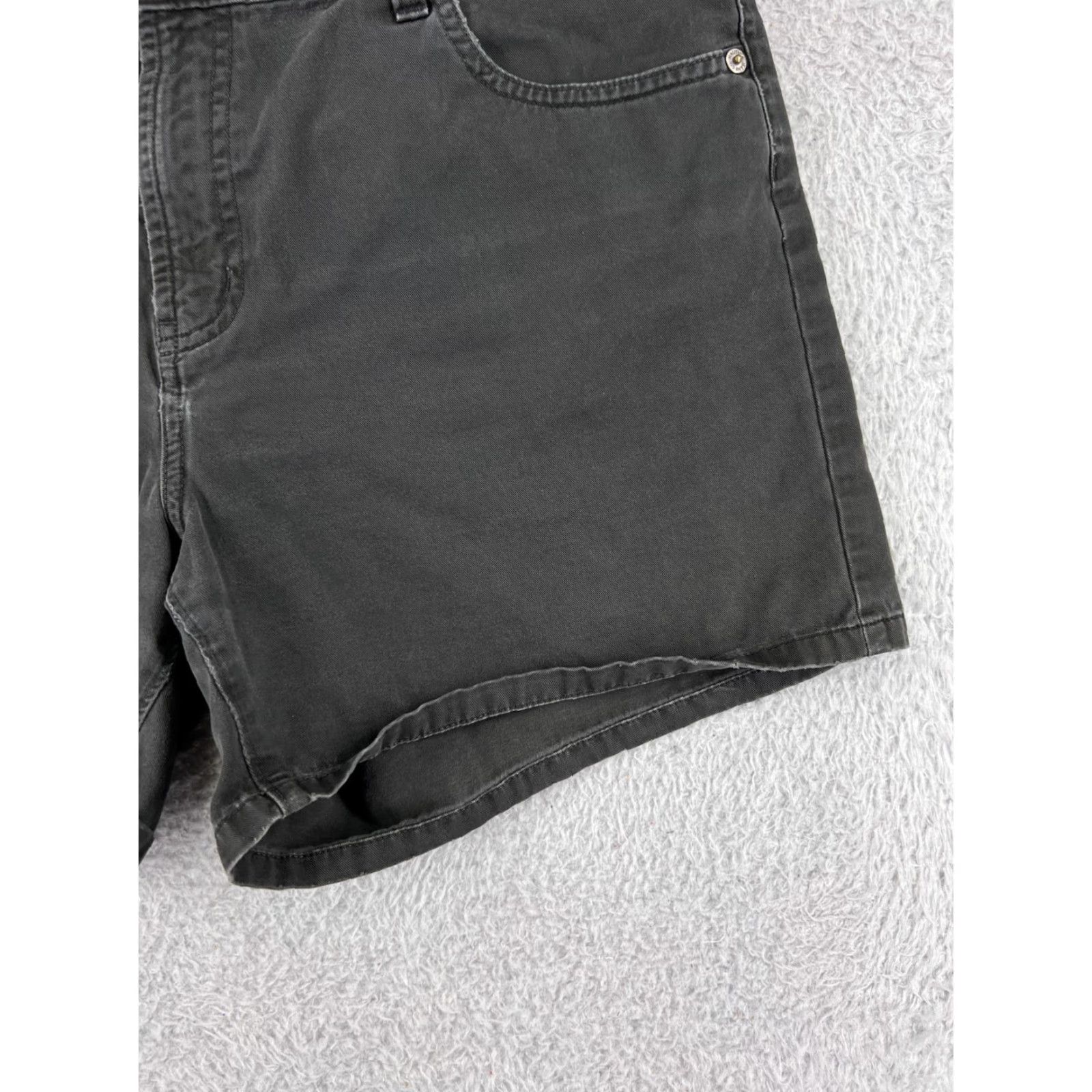 Nautica Nautica Shorts Women 14 Black 100% Cotton Twill 5-Pocket Zip Fly | Regular Fit | Inseam 5" | Womens Size 36" / US 14 / IT 50 - 6 Thumbnail