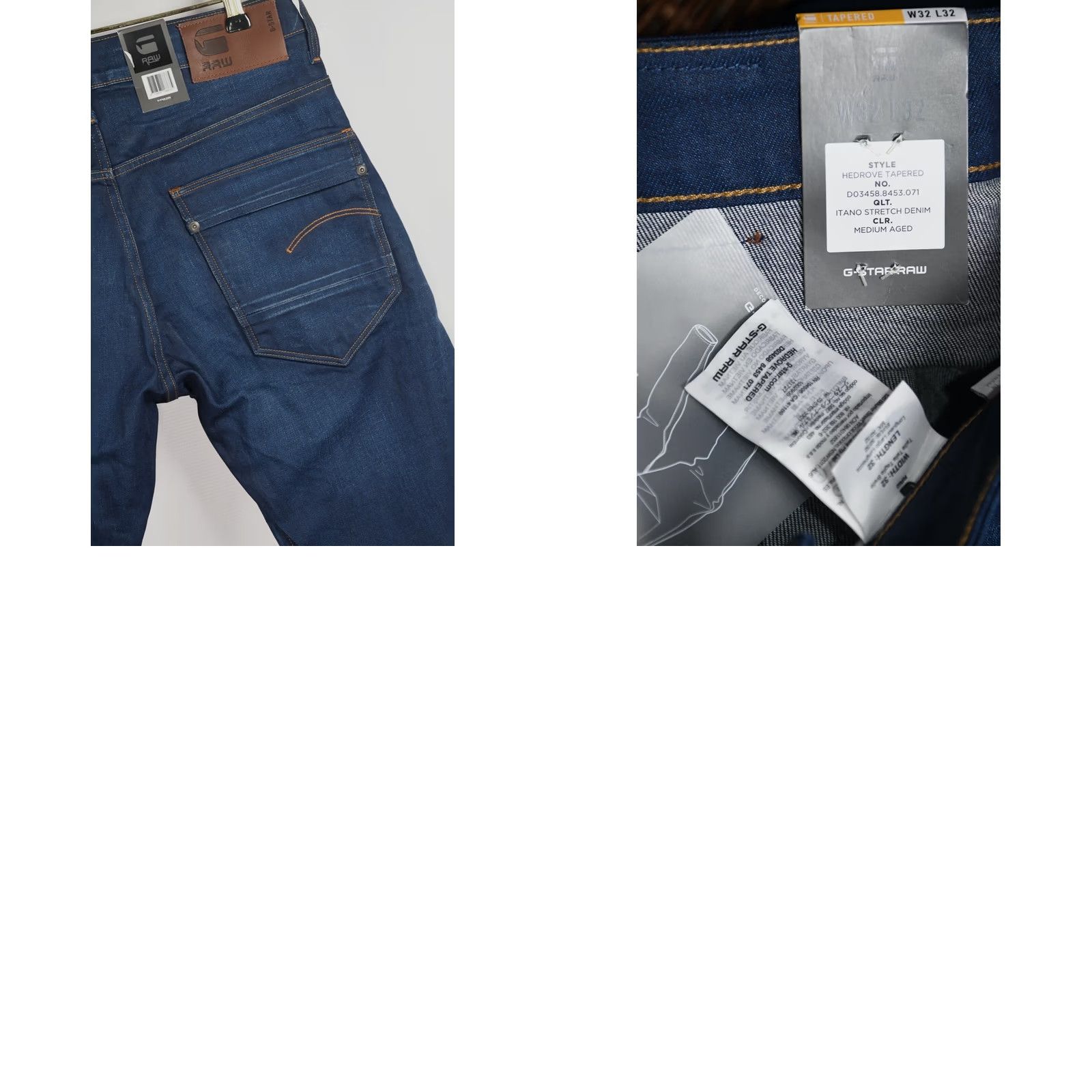 G-Star G-Star Raw Hedrove Tapered Itano Stretch Denim Jeans W32/L32 Mens Clothing Thompson Street? Size US 32 / EU 48 - 8 Thumbnail