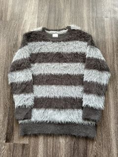 Number Nine Striped Mohair Sweater | Grailed