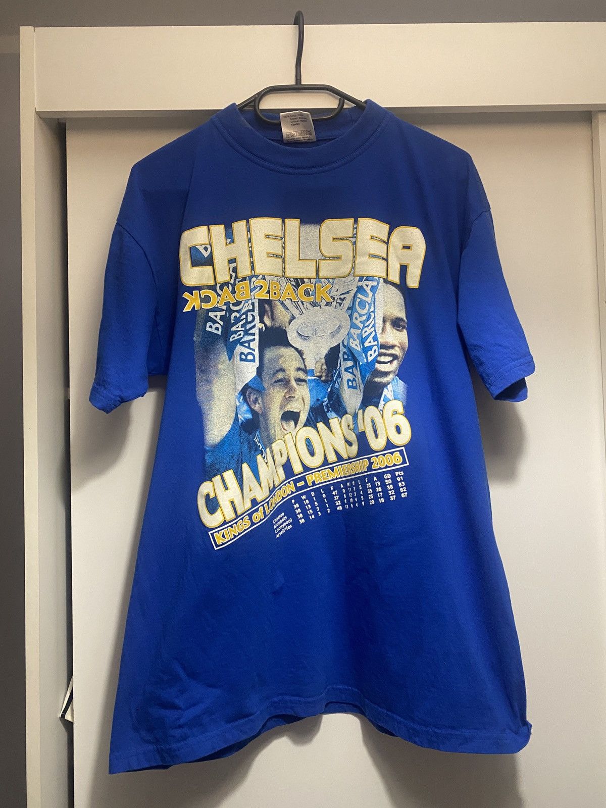 Vintage Chelsea back to back champions 00s two sided vintage tee Size US L / EU 52-54 / 3 - 1 Thumbnail