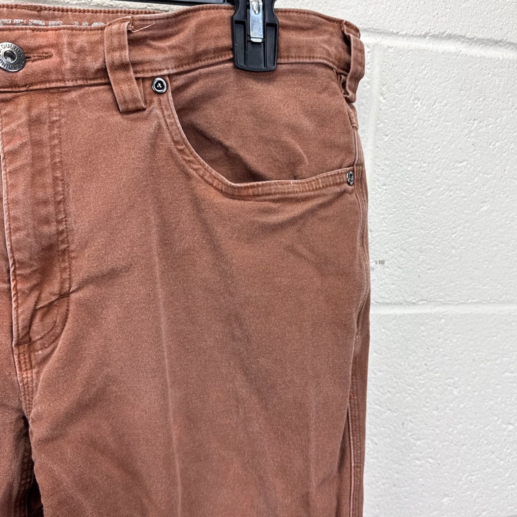 Duluth Trading Company Duluth Trading Co Flex Fire Hose Pants Mens 36x34 Slim Fit Brown Work Slim Pant Size US 36 / EU 52 - 3 Thumbnail
