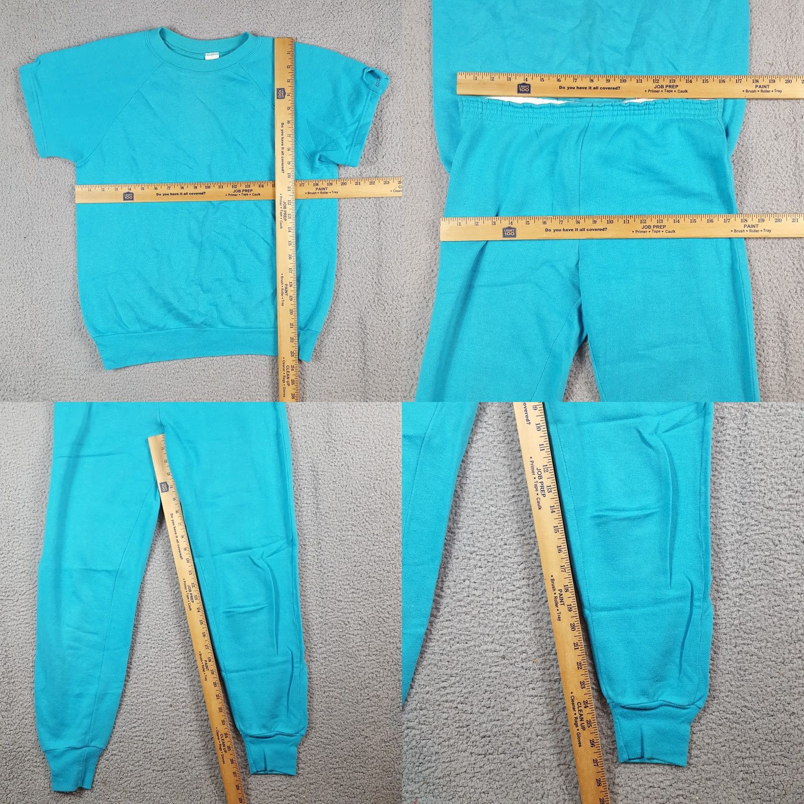 Vintage Vintage 80s Pannill Tracksuit Women M Blue 2 Piece Crewneck Sweatshirt Sweatpants Set Gym Workout 4 Size 32" / US 10 / IT 46 - 8 Thumbnail