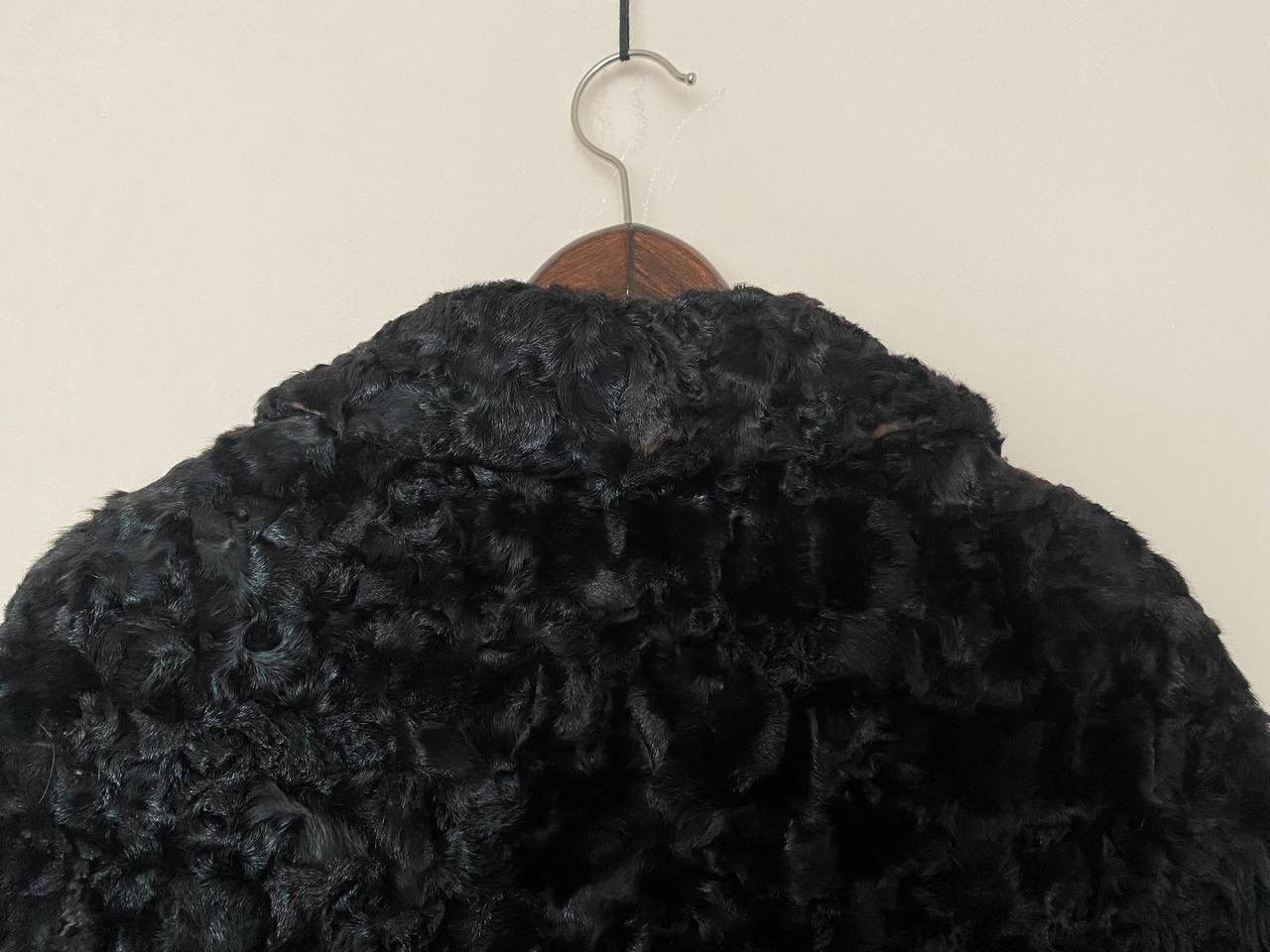 Vintage Vintage Lorenz Cornstädter Kürschnerei coat karakul real fur Size M / US 6-8 / IT 42-44 - 7 Thumbnail